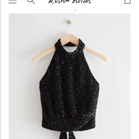 Sequin halter neck top - Picture 2 of 4